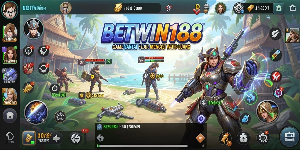 Screenshot menunjukkan keseruan gameplay BETWIN188 yang penuh warna.