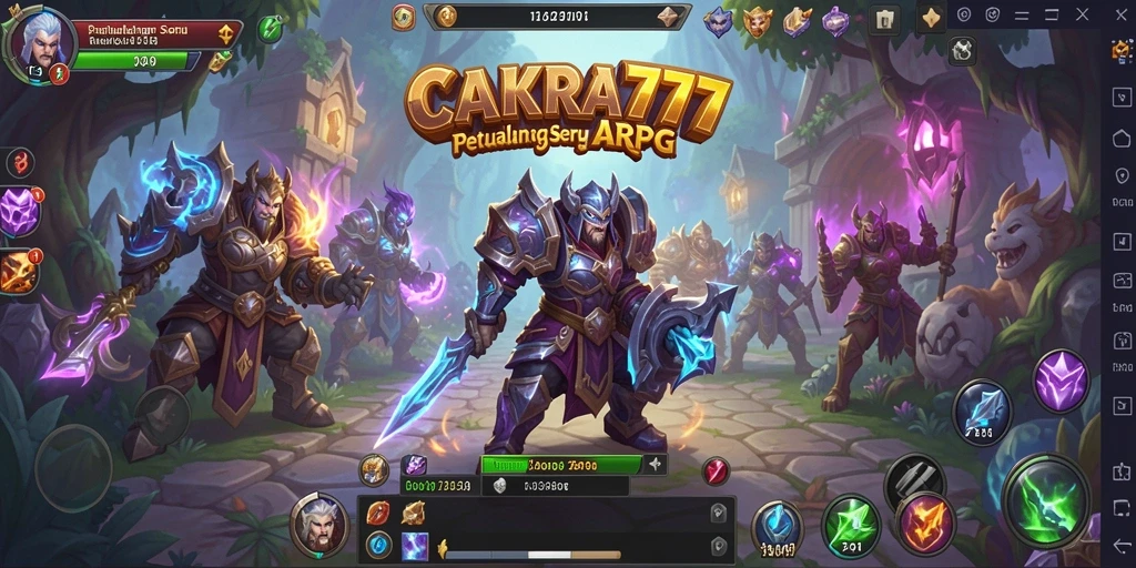 Tampilkan aksi seru dalam pertarungan ARPG CAKRA777.