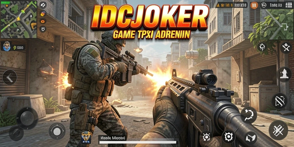 Screenshot gameplay IDCJOKER menampilkan aksi seru dalam pertempuran.